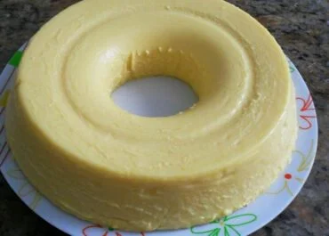 Pudim Curau de Milho em Lata