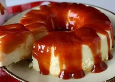 Pudim de Requeijão com Goiabada