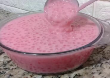 Sagu com Gelatina de Morango: Uma Sobremesa Leve