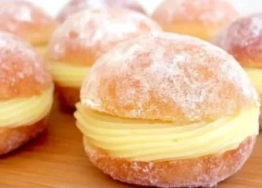 Sonho Caseiro com Recheio de Creme