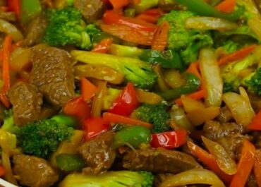 Tirinhas de Carne Chinesa ao Molho Especial