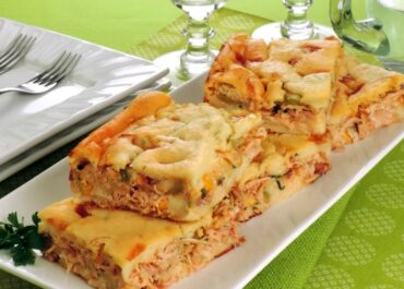 Torta de Frango com Massa de Batata